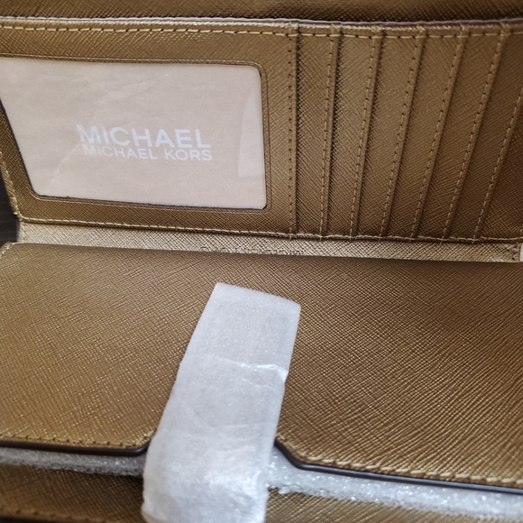 Michael kors Signature Jet Set Medium Double Zip Wristlet Wallet - Picture 11 of 11